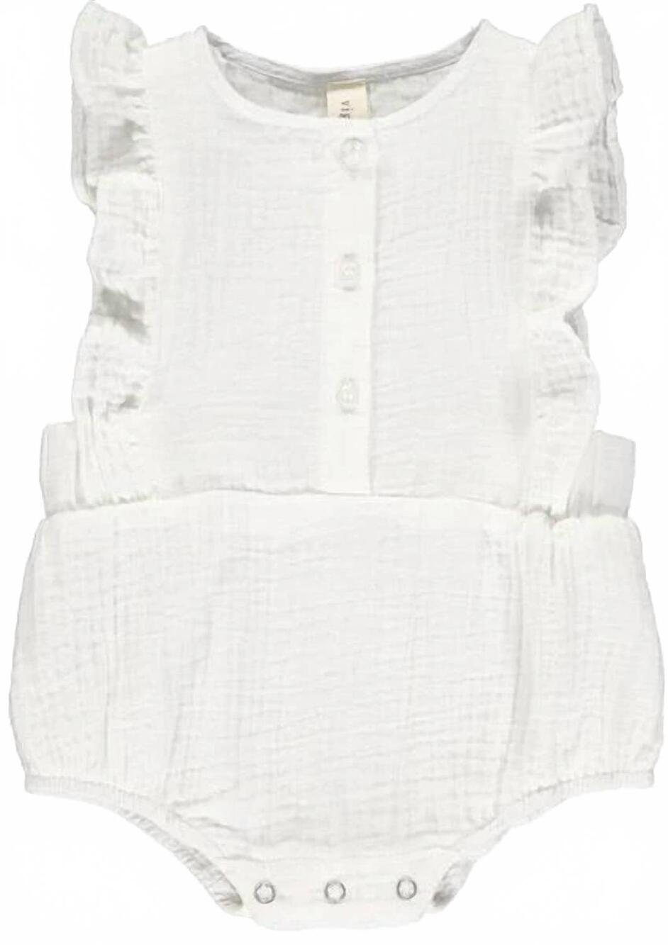 NEW VIGNETTE kids megan bubble romper in ivory